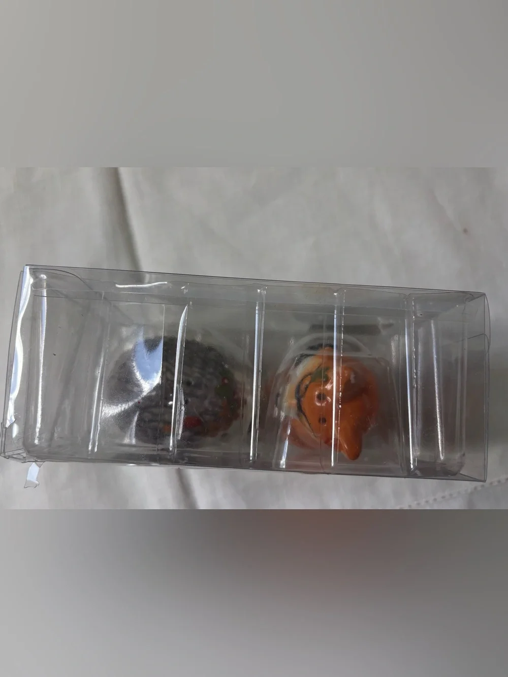 Orange Fox & Gray Hedgehog Ceramic Salt and Pepper Shaker Set New